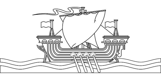 loď vikingů